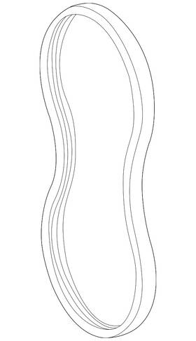 12634319 Gm Genuine V-ribbed Serpentine Belt
