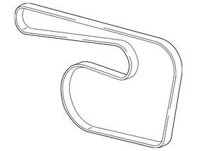 12638808 Gm Genuine V-ribbed Serpentine Belt