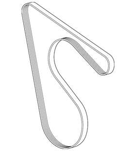 12669858 Gm Genuine V-ribbed Serpentine Belt