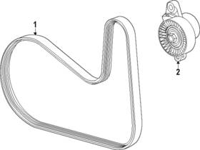 12697795 Gm Genuine Serpentine Belt