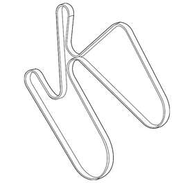 12708561 Gm Genuine Serpentine Belt