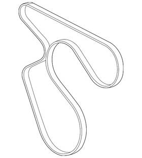 12732503 Gm Genuine Serpentine Belt