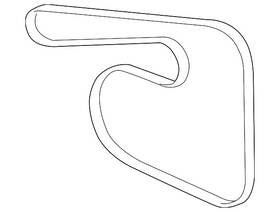 12732747 Gm Genuine V-ribbed Serpentine Belt