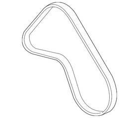 25191144 Gm Genuine V-ribbed Serpentine Belt