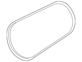 55583054 Gm Genuine V-ribbed Serpentine Belt