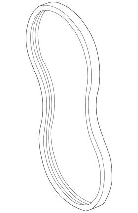 88986808 Gm Genuine Serpentine Belt