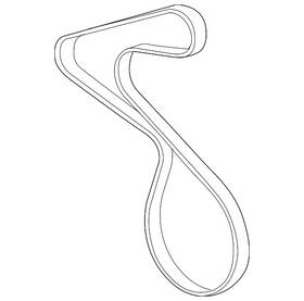 12676726 Gm Genuine Parts Supercharger Belt