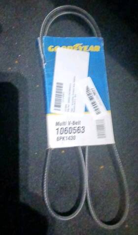 1060563 Goodyear Multi V-belt 6pk1430 Serpentine Belt