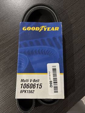1060615 Goodyear Serpentine Belt 61.500 Inch 6-rib Multi V-belt Epdm