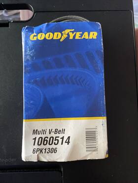 1060514 Goodyear 1060643 Belt-multi V-belt 6pk1306