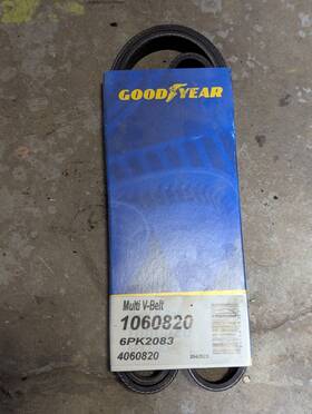 1060820 Goodyear Serpentine Belt 82.000 Inch 6-rib Multi V-belt Epdm