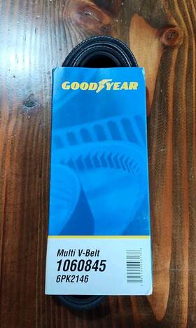 1060845 Goodyear Serpentine Belt 84.500 Inch 6-rib Multi V-belt Epdm