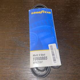 1060865 Goodyear Serpentine Belt 86.500 Inch 6-rib Multi V-belt Epdm