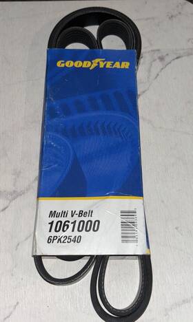 100.000 Goodyear 1061000 Serpentine Belt Inch 6-rib Multi V-belt Epdm