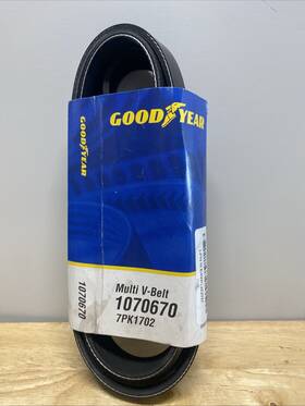 1070670 Goodyear Serpentine Belt 67.000 Inch 7-rib Multi V-belt Epdm