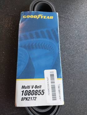 1080855 Goodyear Serpentine Belt 85.500 Inch 8-rib Multi V-belt Epdm