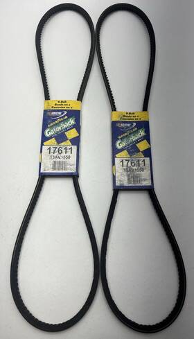 13av1550 Goodyear 17611 Gatorback V-belt 17611. 2 Each