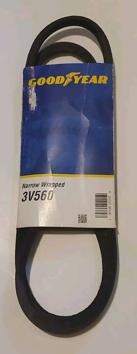 Goodyear 195199010159 3v560 Narrow Wedge Wrapped Industrial V-belt 56 Inch Outside Circumference