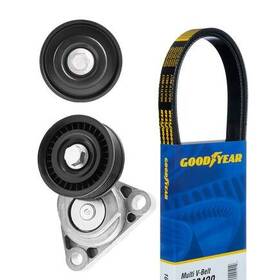 3187 Goodyear Belts Serpentine Belt Drive Component Kit For