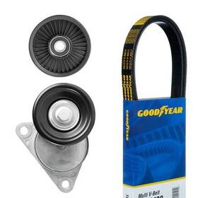 3203 Goodyear Belts Serpentine Belt Drive Component Kit For