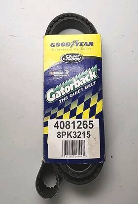 4081265 Goodyear Serpentine Poly-v The Quiet Belt Gatorback Continental Elite/goodyear