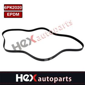 247588 Hexautoparts 79.53 In Epdm Serpentine Belt 6pk2020 For Chrysler Dodge Cadillac Ford Jeep Ram