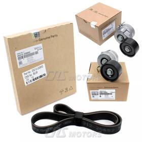 252122g652 Hippocampus-auto-part Bl08bp New Oem Serpentine Belt And Tensioners For 11-16 Sonata Optima Hybrid