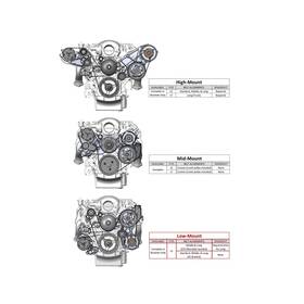 Holley 090127002759 20-160 Low-mount Ls Drive System With Sanden Sd7 Passenger