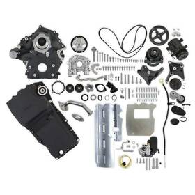 20-340bk Holley 090127818985 Pulley Kit For Ford 7.3l Godzilla 6-rib Serpentine Belt System