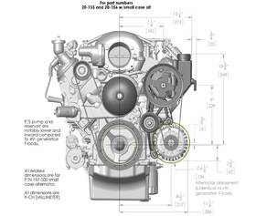 20-156 Holley Low-mount Ls Drive System Alt P/s Without A/c Drivers Side