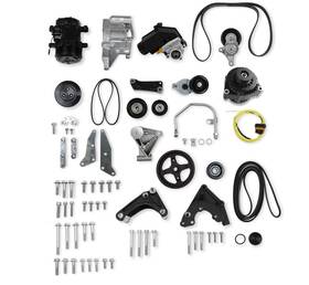 20-163bk Holley Low Mount Lsa Complete Accessory Drive Alt P/s And A/c Black