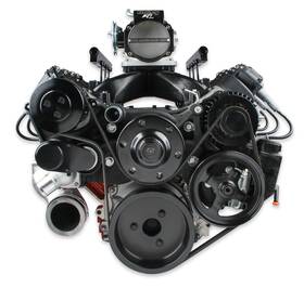 20-180bk Holley Premium Black Mid-mount Complete Accessory System