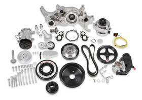 20-200p Holley Premium Polished Mid-mount Complete Accessory System For Lt