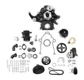 20-291bk Holley Black Mid-mount Complete Accessory System 20-291bk Holley Black Mid-mount Complete Accessory System