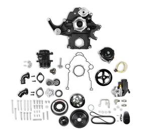 20-292bk Holley Premium Mid-mount Complete Accessory System - Black Finish 20-292bk Holley Premium Mid-mount Complete Accessory System - Black Finish