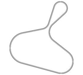 31110-5r0-003 Honda Genuine Serpentine Belt
