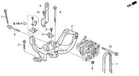 31110-p0g-a02 Honda Genuine Belt Alternator Bando