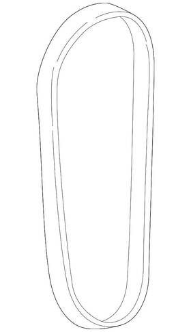 38920-pza-505 Honda Genuine Serpentine Belt