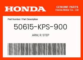 50615-kps-900 Honda Genuine Arm R. Step -