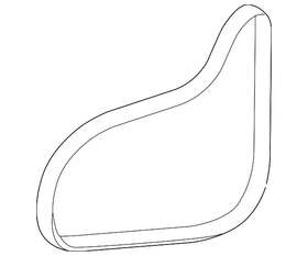 25212-2gga1 Hyundai Genuine Serpentine Belt