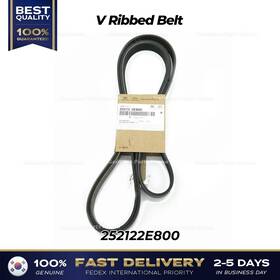 252122e800 Hyundai Genuine V Ribbed Belt For Sonata