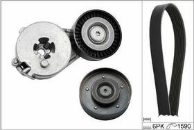 Ina 670774670602 Accessory Drive Belt Kit-turbo Fb0500k