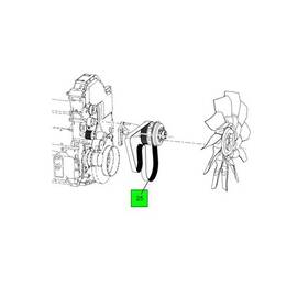 4147096c1 International Belt Fan V Ribbed 12 Pk 2160 M