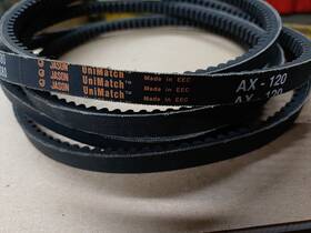 Ax120 Jason Unimatch Cog-belt V-belt 1/2 Inch X 122 Made In Usa
