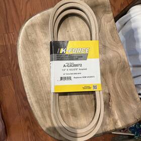 A-gx20072 K-force 671958611749 Drive Belt Replacement For John Deere 1/2 Inch X 103.875 Aramid