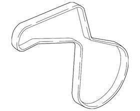 25212-2e660 Kia Genuine Serpentine Belt