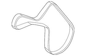 25212-2mha0 Kia Genuine Serpentine Belt