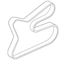 25212-3n300 Kia Genuine Serpentine Belt
