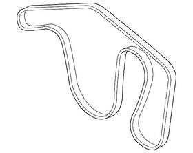 Lr071038 Land-rover Genuine Serpentine Belt