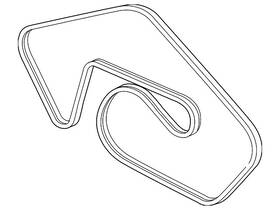 Lr184641 Land-rover Genuine Serpentine Belt